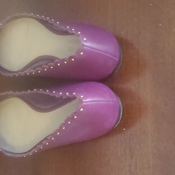 COACH Burgundy flats - Picture 3 of 5